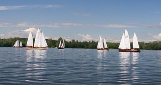 Kutter bei Regatta