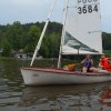 Segelausbildung der Optimisten auf der Talsperre Kriebstein