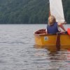 Segelausbildung der Optimisten auf der Talsperre Kriebstein